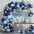 thumbnail image 5 of Kit de arco de globos azul marino – 133 arco de globos de cumpleaños azul y dorado con confeti dorado, kit de guirnalda de globos azul y dorado para decoración de cumpleaños de niño niña bautismo boda, 5 of 5