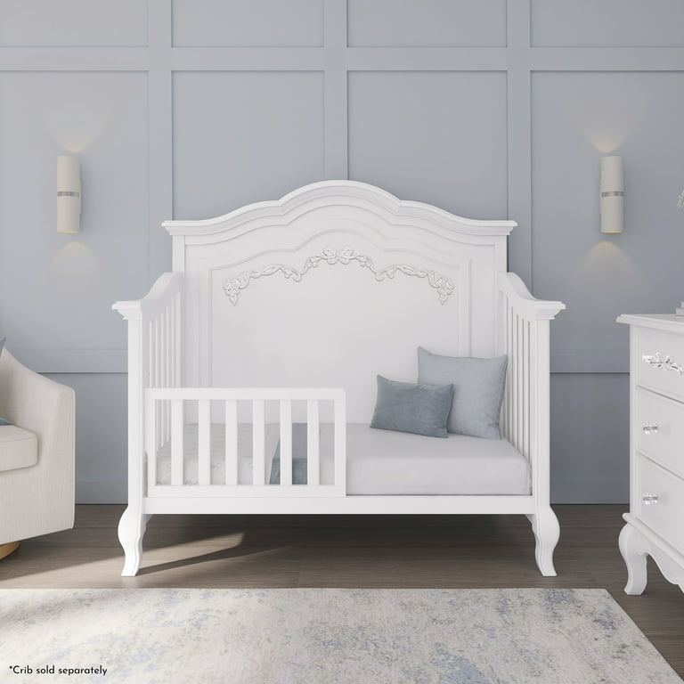 Evolur Convertible Crib Guardrail, Frost