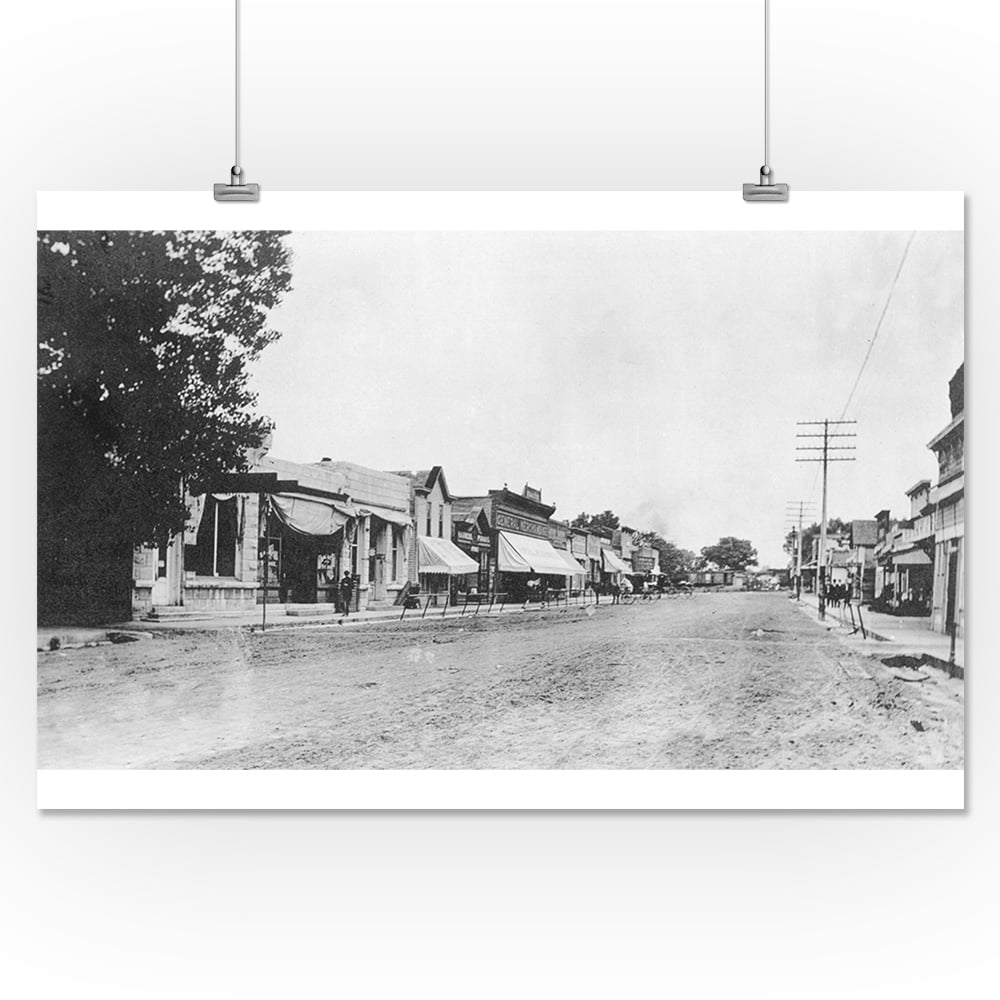 Greenleaf, Kansas Northern View from Main Street (16x24 Giclee