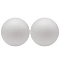 thumbnail image 1 of 2 bolas de espuma Crafjie para manualidades, 20 cm, color blanco y liso, 1 of 7