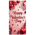 thumbnail image 1 of Valentines Day Backdrop Romantic Hearts Festive Banner for Wedding Event Party Celebration Photography Props Background Decor, 1 of 3