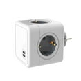 thumbnail image 7 of Multi Power Strip Cube Multiple Extension Socket With 4 16A 3680W Adapter With 2 Usb For Home Office, 7 of 7