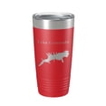 thumbnail image 1 of Lake Coronado Map Tumbler Travel Mug Insulated Laser Engraved Coffee Cup Hot Springs Village Arkansas 20 oz Red, 1 of 1