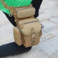 thumbnail image 5 of Dinheiro - Riñonera multifuncional con forma de pierna caída, táctica, estilo militar, para exteriores, para excursiones en motocicleta, senderismo, viajes, pesca, bolsa de herramientas, 5 of 5