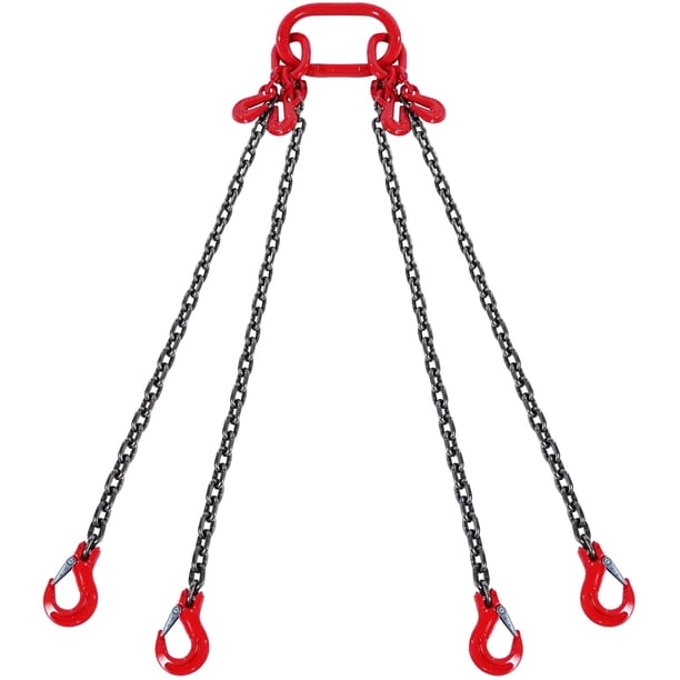 Eslinga de cadena VEVOR de 5/16 pulgadas x 10 pies con ganchos, 5 toneladas, 11000 libras