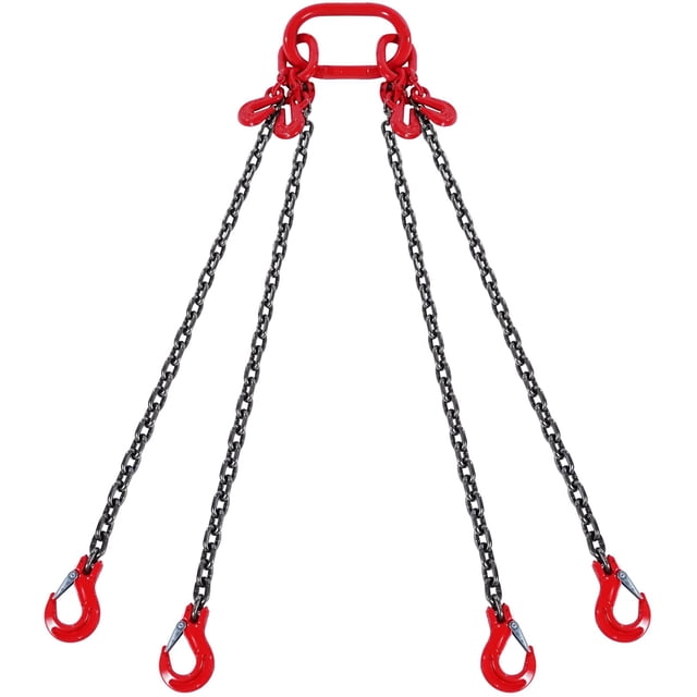 Eslinga de cadena VEVOR de 5/16 pulgadas x 10 pies con ganchos, 5 toneladas, 11000 libras