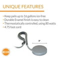 thumbnail image 3 of K&H Pet Products Perfect Bucket Heater w/ Cord Clip Gray 5 Inches 80 Watts, 3 of 8