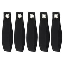 PBPBOX 5Pcs Kayak Front Hood Loop Straps Black Webbing Securing Canoe or Kayak