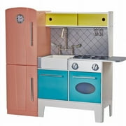 Teamson Kids Playful Bubble Gum Wooden Play Kitchen