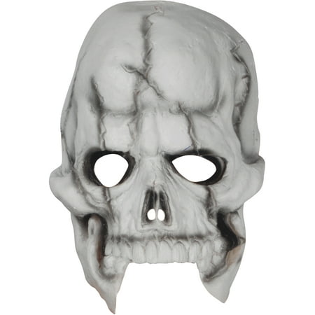 Loftus Halloween Skeleton Costume Face Mask, White Black, One