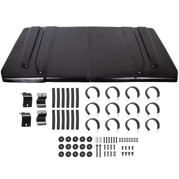 Black Hard Top Roof Polyethylene For Polaris Ranger 500 XP700 XP800 UTV