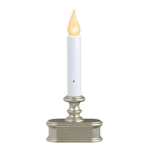 Xodus Innovations Battery Operated LED Window Candle FPC1221P - Dusk to Dawn, Pewter
