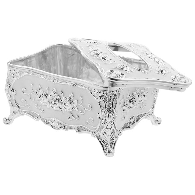 Caja de pañuelos de estilo europeo, soporte para servilletas, caja de almacenamiento, caja de pañuelos de mesa vintage