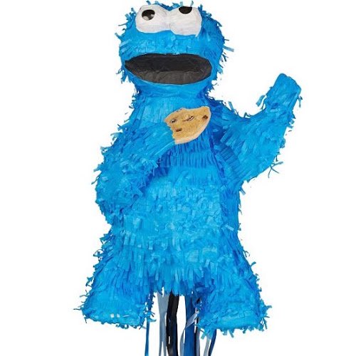 Pull String Cookie Monster Pinata
