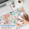 thumbnail image 4 of Long Mouse Pads for Desk,Pioneer Flower Floral Print Pattern Desk Mats on Top Of Desks, Desk Mouse Pad Extra Large with 3mm Non-Slip Base and Stitched Edge for Gaming,Office,Work,Home 35.4"x15.7", 4 of 6