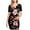 C-Multicolor, variant on breaise Floral Side Ruch Maternity Dress Summer Crew Neck Bodycon Dress Short Sleeve Baby Shower Dress Casual Lounge Pregnancy Dress Daily Wear