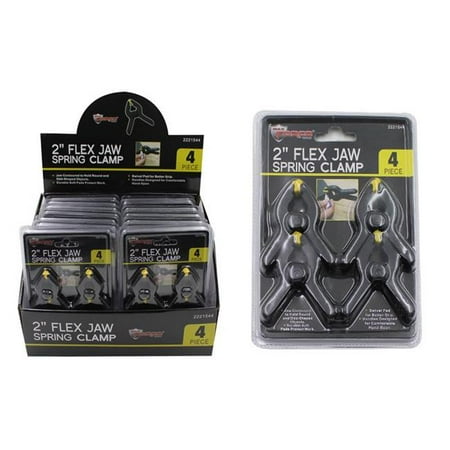 

DDI 2291848 2 4pc Nylon Spring Clamps Case of 16