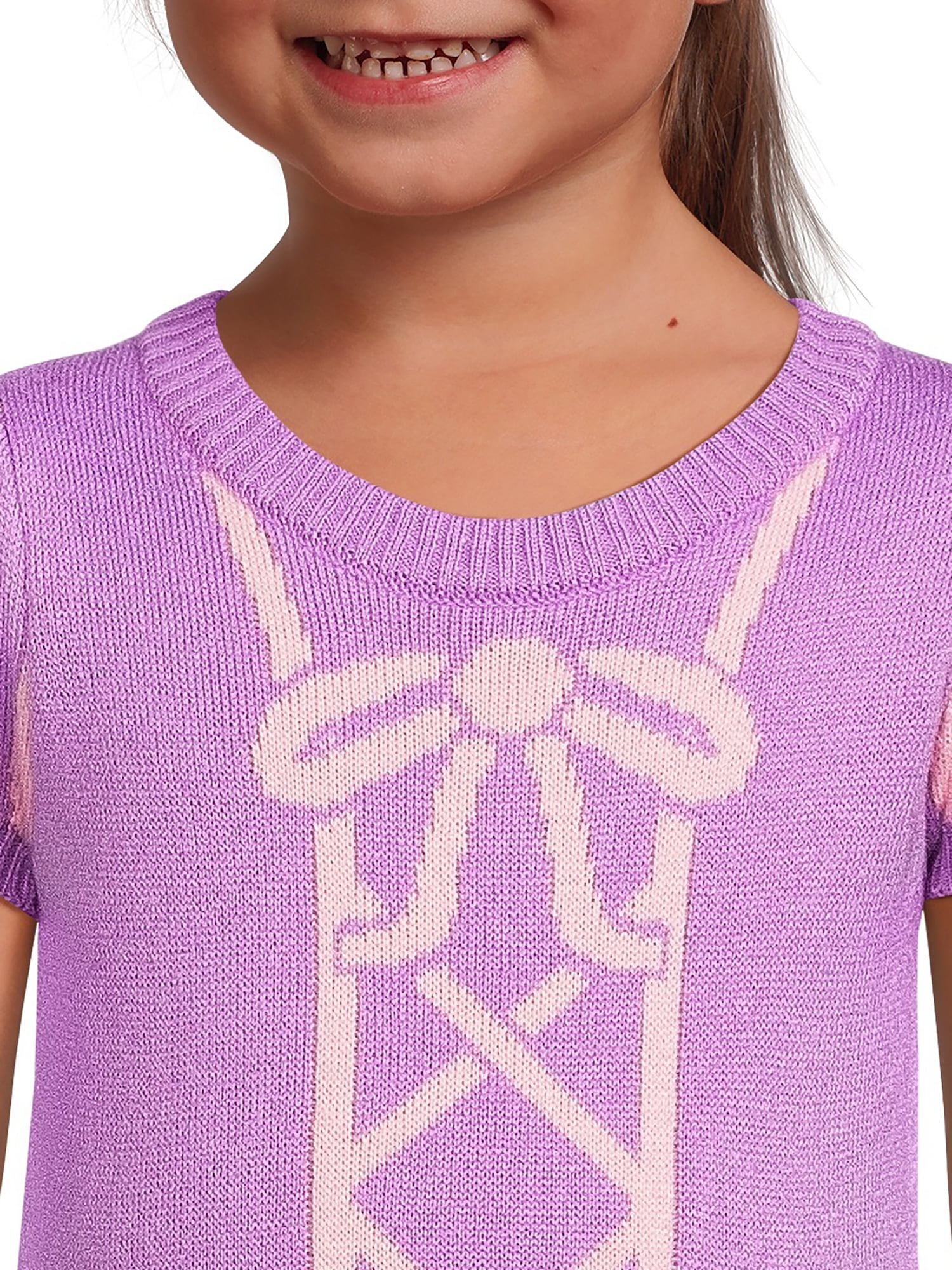 Disney Princess Toddler Girl Rapunzel Cosplay Sweater Dress, Sizes 12M-5T