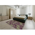 thumbnail image 4 of Ahgly Company Indoor Round Patterned Khaki Green Area Rugs, 8' Round, 4 of 6