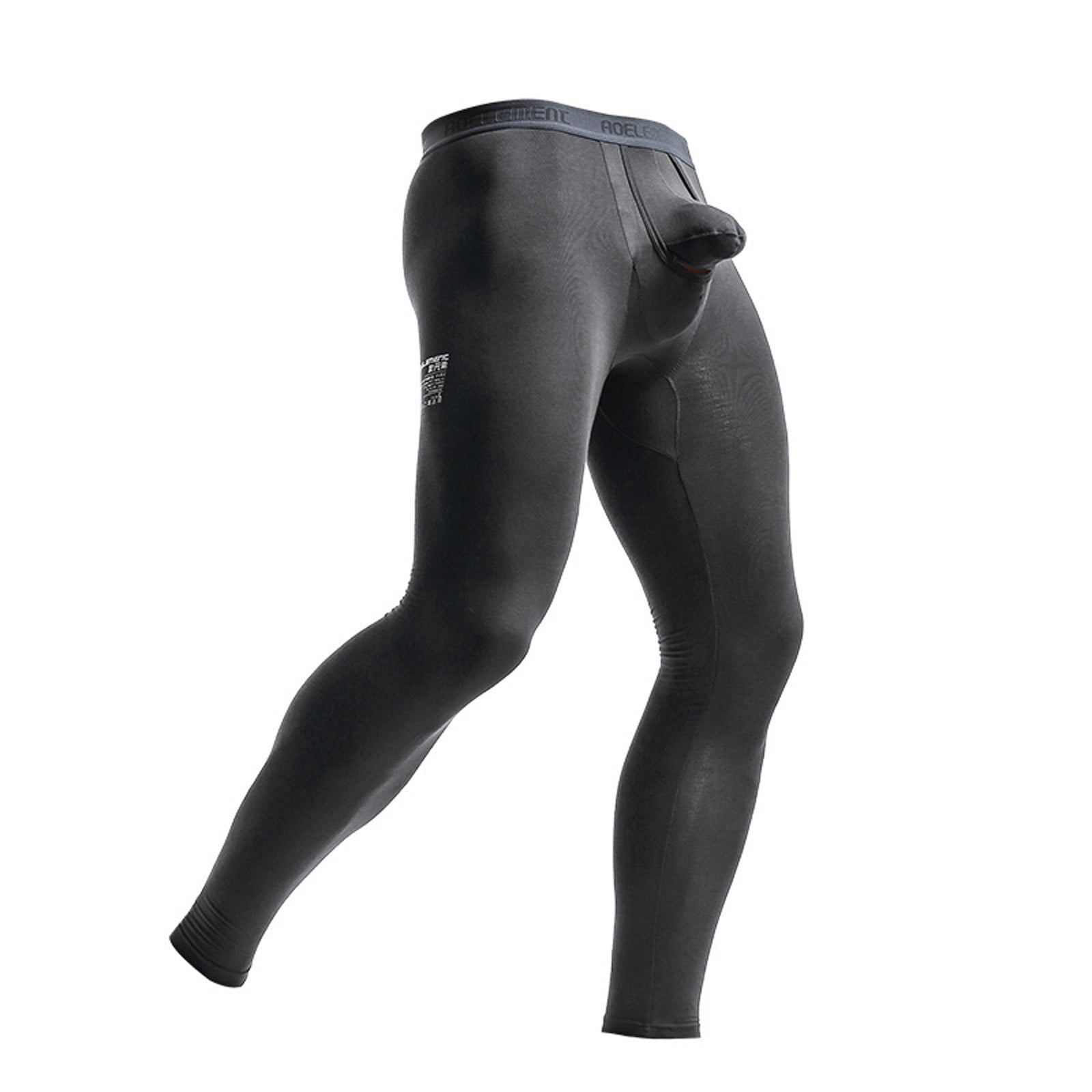 Men's Thermal Compression Pants Athletic Leggings Base Layer Bottoms  Underwear Slim Legging Tight Pant Trousers 