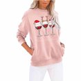 thumbnail image 2 of Aqestyerly Hauts pour Femmes Tendance, Mode Décontractée Manches Longues Col Rond Chandail en Molleton pour Dames, Blouse à Poches, 2 of 4