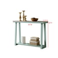 thumbnail image 4 of Kings Brand Furniture Emma Wood Console Sofa Table with Storage Shelf for Entryway, Hallway, Behind The Couch, Living Room, Foyer, Bedroom (Ice Blue, 36 inches), 4 of 4