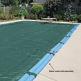 thumbnail image 2 of In The Swim Green 16' x 32' Rectangle Inground Winter Cover - Polar Plus - 12 Year - 10 x 10 Scrim, 2 of 8