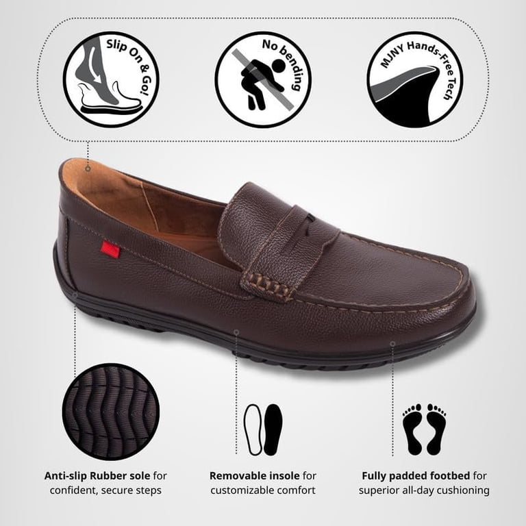 Marc Joseph New York Mens Hands Free Slip On Casual Loafers  display picture 2