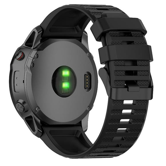 Watchband Compatible with Garmin Fenix 7/6/5 Silicone Black 4-Piece