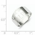 thumbnail image 3 of Sterling Silver Cross Cutout Ring (Size 6) Made In India qr1523-6, 3 of 3