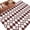 Red, variant on Retro Boho Area Rugs 5'x8', Washable Small Throw Rugs for Classroom Bedroom, Dark Red Geometric Pattern Rhombic Bohemia Indoor Outdoor Rug Non-Slip Low Pile Carpet Runner Reversible Floor Mats