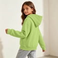 thumbnail image 6 of Enjoytime Hoodies for Girls Solid Color Long Sleeve Pullover Sweatshirt Fall Winter Casual Kids Clothes with Pockets, 6 of 8