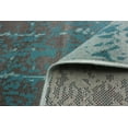 thumbnail image 3 of ECARPET Traditional Style Area Rug for Dining Room, Living Room and Bedroom Charlotte Aqua, 3 of 9