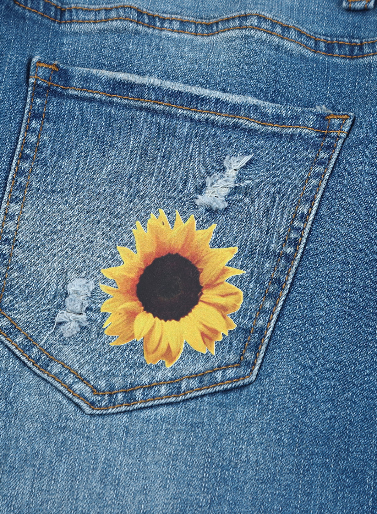 VINTAGE SUNFLOWER PATCH JEANS · SO FUN MART · Online Store Powered by  Storenvy