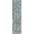 thumbnail image 3 of 2x12 Traditional Gray Blue Runner Rugs for Hallway | Indoor Entry, Entryway, Walkway or Kitchen Rug 2'3'' x 12', 3 of 8