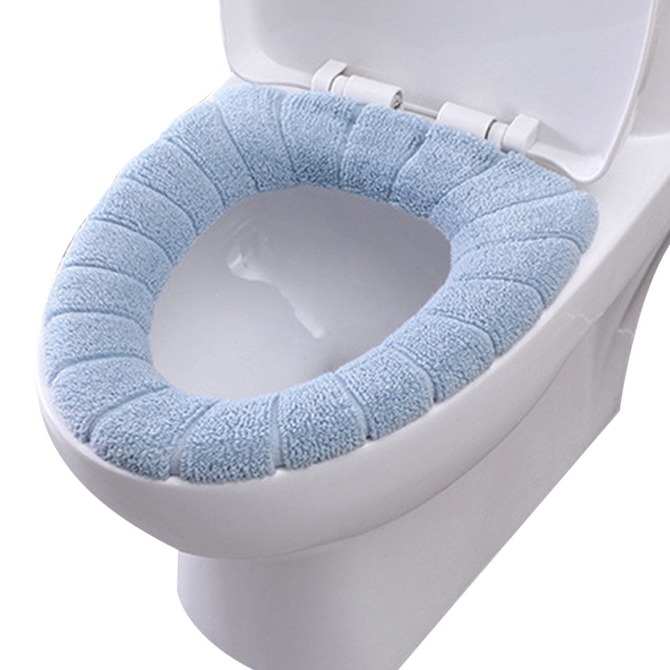Stretch Terry ClothTropical Fish Toilet Seat  Cover 