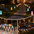 thumbnail image 3 of Christmas Clearance!—less than $1 each, 20 LED Solar Column Ground Stake Lights with 3 colors to choose from for Garden Walkway Outdoor Decor(Multicolor), 3 of 6