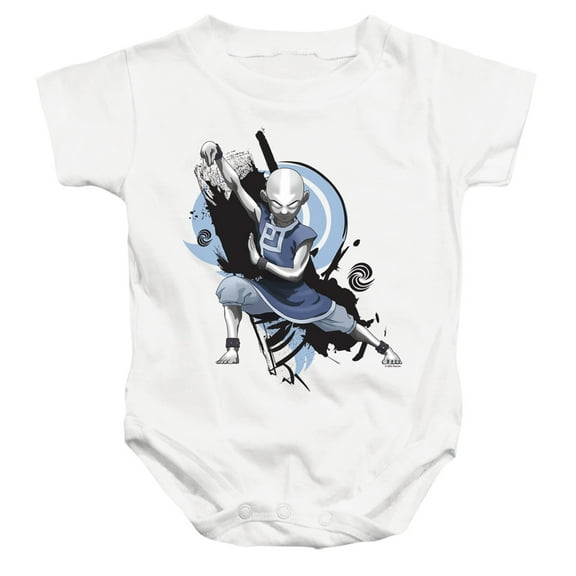 Avatar The Last Airbender Energybending Aang Unisex Infant Snap Suit for Baby