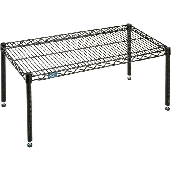 Nexel Black Epoxy Wire Dunnage Rack - 36""W x 18""D x 14""H