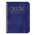 thumbnail image 2 of 2025 Schedule Book A5 Coil Notebook | Leather Strap Planner with Self-Discipline Goal Card | Portable Daily Organizer for Students Professionals | Customizable Printed Diary, 2 of 5