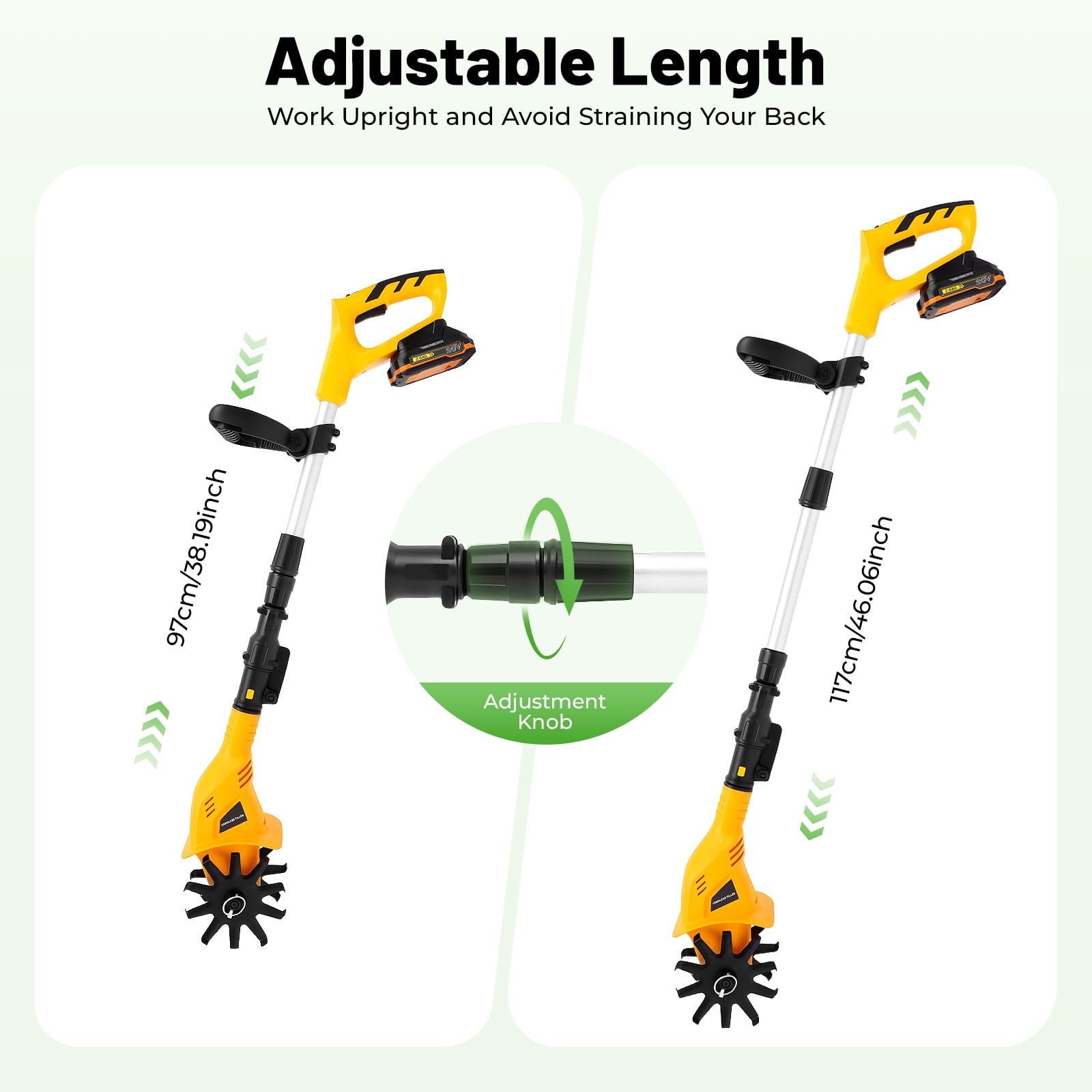 Battery Powered Tilling Machine, Handheld Electric Tilling Machine, Cordless Tilling Machine