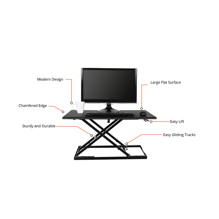 stand up desk store air rise standing desk converter sit to stand with your current desk in seconds 32