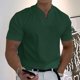 thumbnail image 2 of Hombres Casual sólido deportes de manga corta con cuello en V ropa de entrenamiento de fitness camiseta Top Pompotops oipoqjl34277, 2 of 8