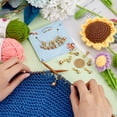 thumbnail image 3 of 16 Pcs 4 Styles Cat Stitch Markers Enamel Crochet Stitch Marker Charms Removable Lobster Clasp Locking Stitch Marker, 3 of 6