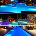 thumbnail image 3 of Foco LED sumergible para piscina, lámpara de piscina multicolor RGB de 18 W, foco de piscina impermeable IP68 con control remoto, iluminación para un, 3 of 5