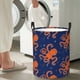 thumbnail image 5 of Fotbe Octopus Cesto de Ropa con Asas, Cesto Impermeable de Gran Capacidad, Bolsa de Lavado para Dormitorio, Cesto de Ropa con Ruedas y Asas-Small, 5 of 6
