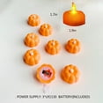 thumbnail image 4 of Yeacher 3PCS Pumkin Design Flameless Candle Light Decorative Lamp Constant Bright for Indoor Outdoor Dinner, 4 of 8