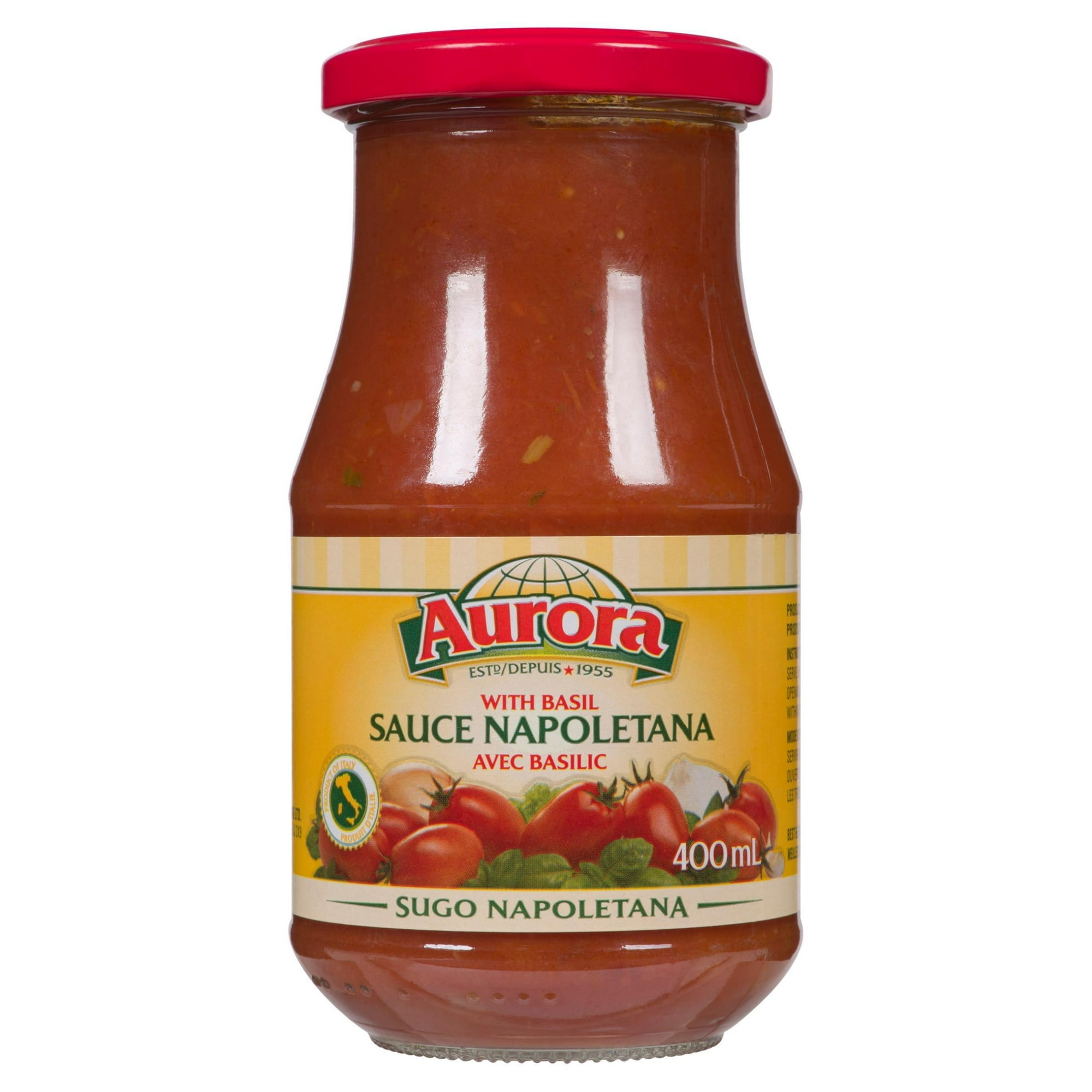 Aurroa Sauce Napoletana with Basil, 400 ML