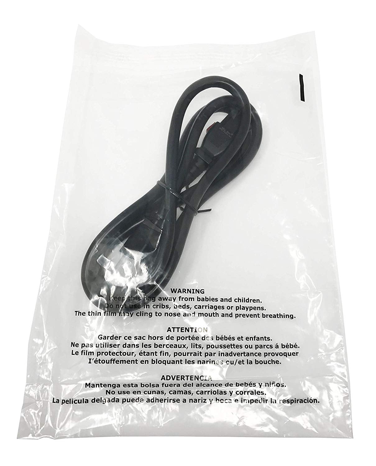10 x 15 Suffocation Warning Clear Plastic Self Seal Poly Bags 1.5 Mil