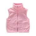thumbnail image 2 of Cxenplz Baby Toddler Girls Boys Winter Waistcoat Jacket Clothes 3-12 Years Old Children Fashion Fleece Vest Coat, 2 of 5